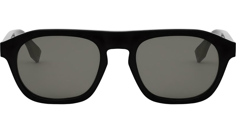 Fendi Essential Black Geometric Sunglasses