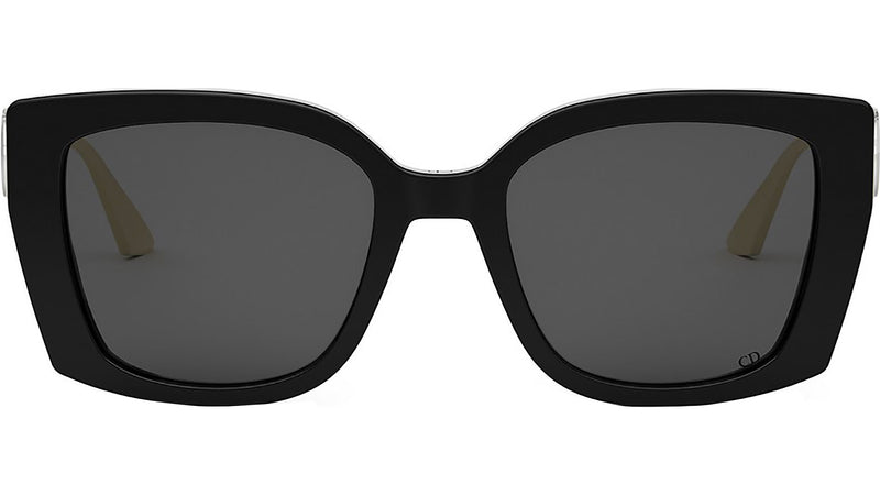 30Montaigne 13I Shiny Black Butterfly Sunglasses
