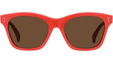 Boke Flower Red Square Sunglasses