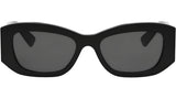 Bvlgari Roma Black Geometric Sunglasses