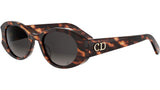 DiorGlow B3I Havana Oval Sunglasses