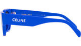 CELINE Monochroms Blue Rectangular Sunglasses