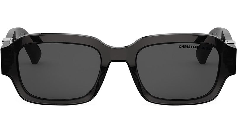 Dior Oblique S2I Shiny Grey Geometric Sunglasses