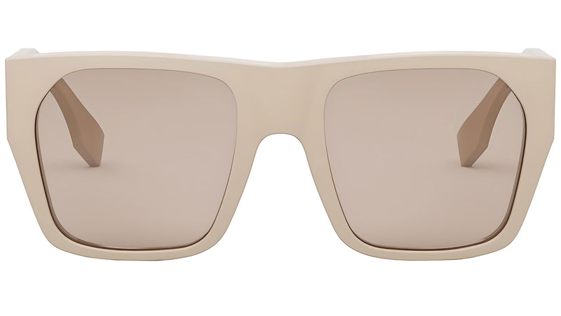 Baguette Brown Square Sunglasses