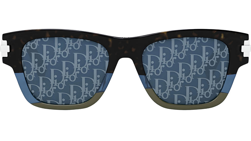 DiorBlackSuit S2U Tortoise Geometric Sunglasses