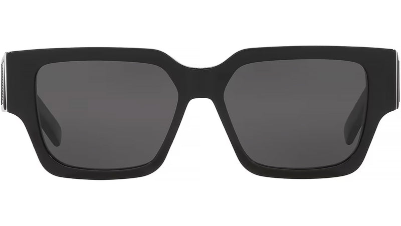 CD SU Black Red Logo Squared Sunglasses