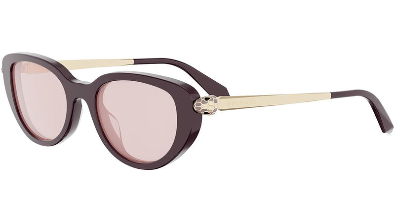 Serpenti Forever Purple Oval Sunglasses