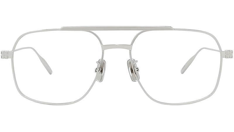 GV Speed Silver Rectangular Eyeglasses