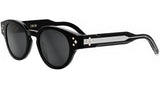 CD Diamond R2I Black Round Sunglasses