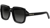 DiorMidnight S4I Shiny Black Butterfly Sunglasses