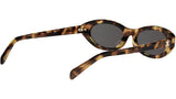 Triomphe Mini Havana Oval Sunglasses