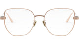 CDiorO S3F Rose Gold Geometric Eyeglasses