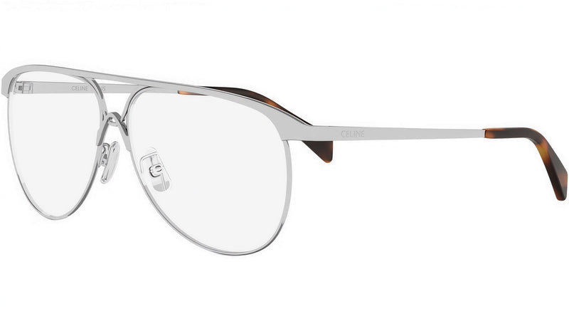 CELINE Metal Silver Aviator Sunglasses