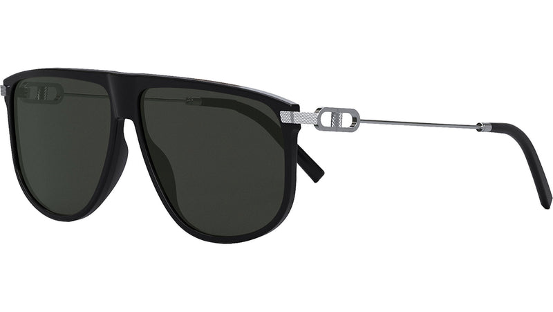 CD Link S2U Shiny Black Pilot Sunglasses