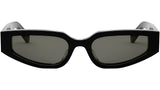 Triomphe Black Geometric Sunglasses