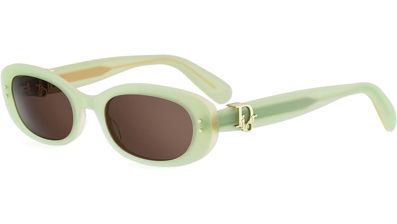 Dior Oblique B1I Green Oval Sunglasses