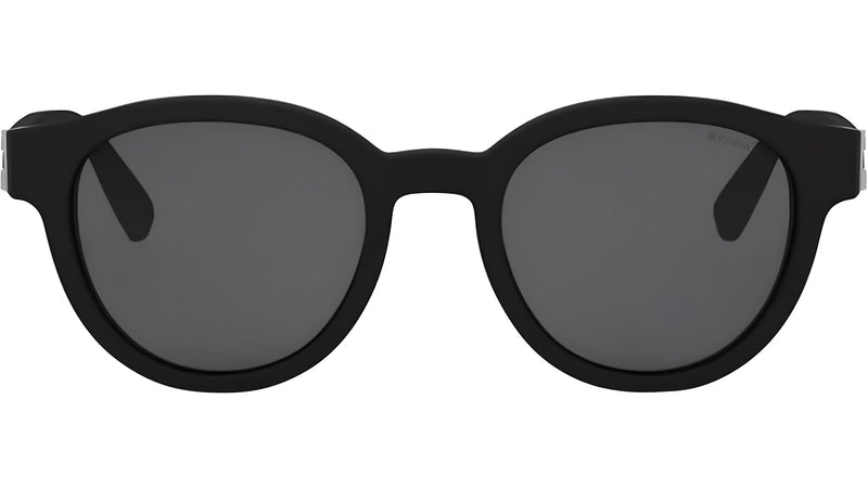 Bvlgari Aluminium Matte Black Round Sunglasses