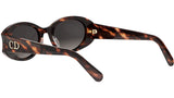 DiorGlow B3I Havana Oval Sunglasses