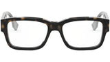 Signature Havana Rectangular Eyeglasses