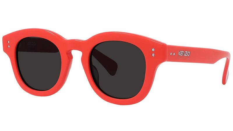Boke Flower Red Round Sunglasses