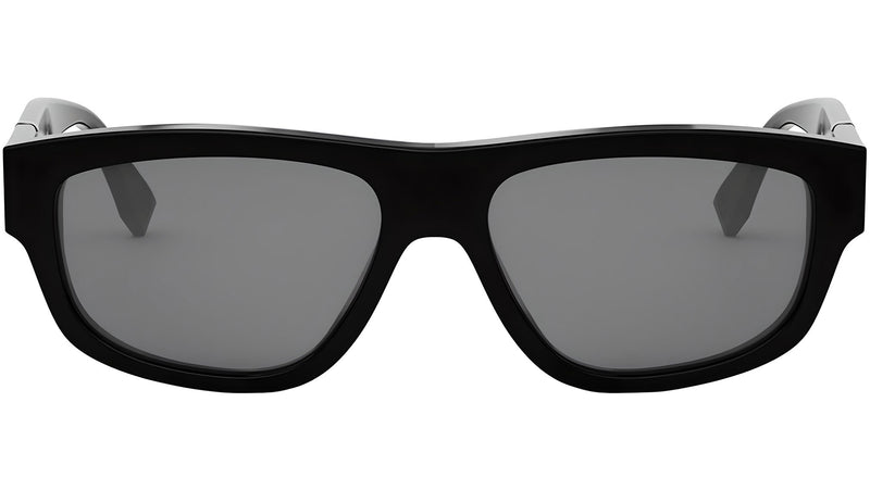 Fendi Diagonal Black Geometric Sunglasses