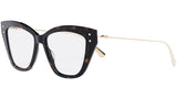 MissDiorO B3I Havana Butterfly Eyeglasses