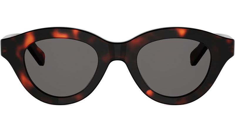 Triomphe Mini Havana Round Sunglasses