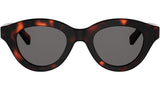 Triomphe Mini Havana Round Sunglasses