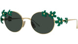 Signature Gold Oval Sunglasses