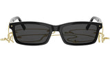 Petit CD S1I Black Rectangular Sunglasses