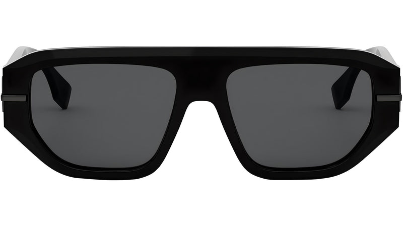 Fendigraphy Black Geometric Sunglasses