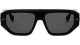 Fendigraphy Black Geometric Sunglasses