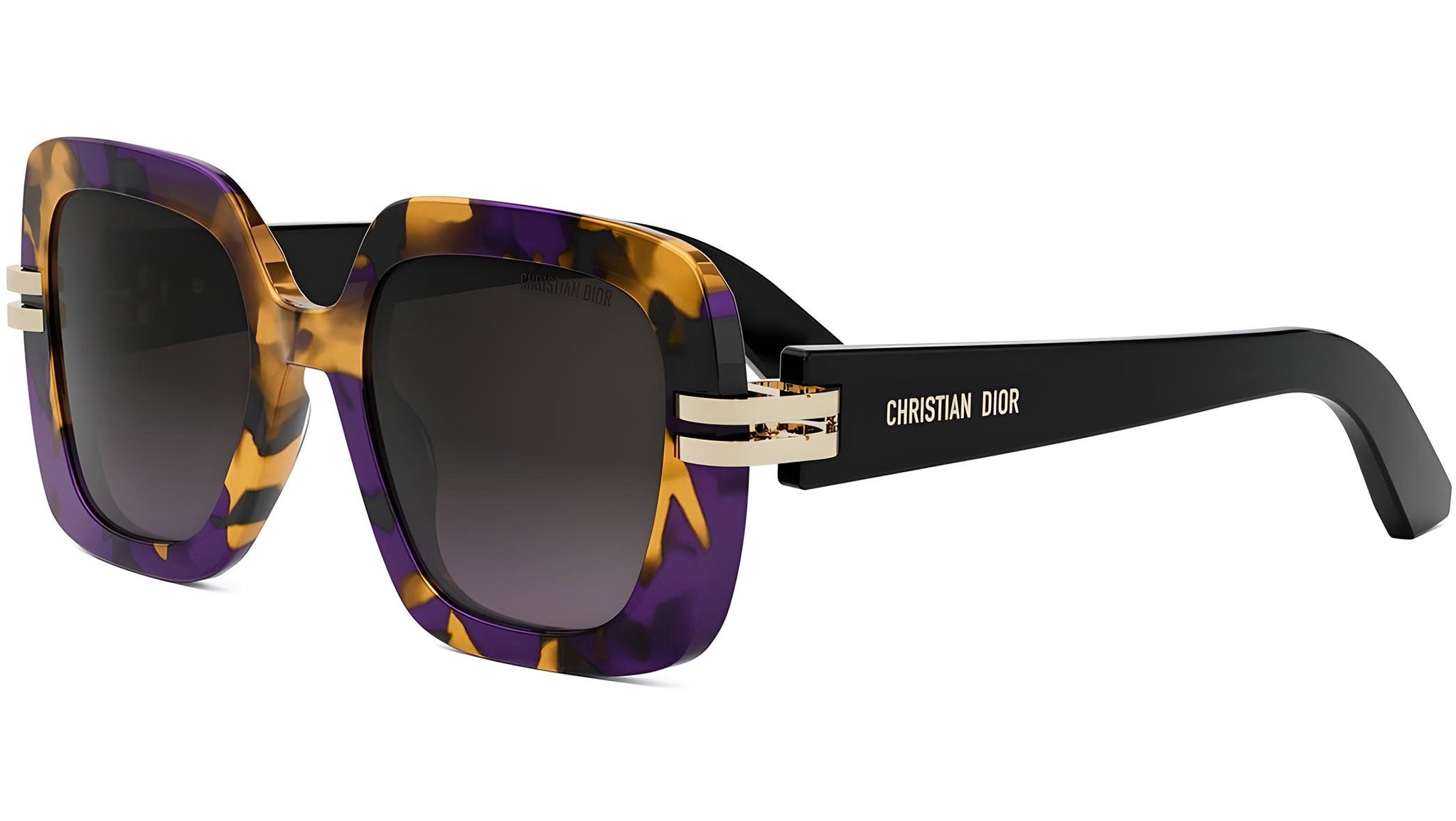 Occhiali da sole DIOR CDior S2I 24F2 Avana Giallo Viola – Ottica