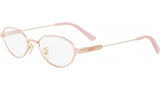 DiorCannageO R1U Rose Oval Eyeglasses