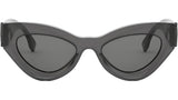 FF Diamonds Grey Cat Eye Sunglasses