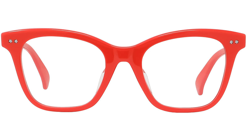 Boke Flower Red Cat Eye Eyeglasses
