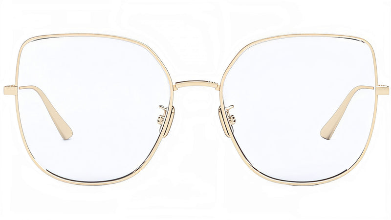 GemDiorO B2U Gold Cat Eye Eyeglasses