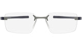Flex Silver Rectangular Eyeglasses