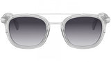 DiorBlackSuit 14I Shiny Grey Squared Sunglasses