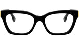 Fendi First Black Square Eyeglasses