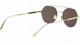 DiorBlackSuit R6U Gold Geometric Sunglasses