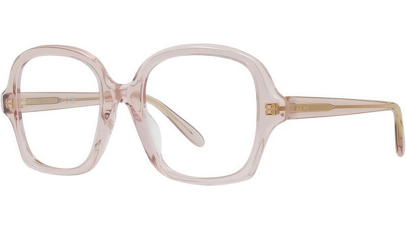 Slim Pink Geometric Sunglasses