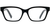 4G Black Rectangular Eyeglasses