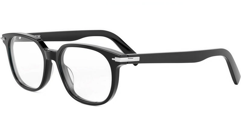 DiorBlackSuitO 25I Black Round Eyeglasses