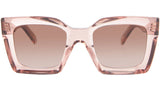 CELINE 3 Dots Rose Rectangular Sunglasses