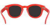 Boke Flower Red Round Sunglasses