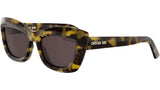 DiorMidnight B3I Violet Havana Cat Eye Sunglasses