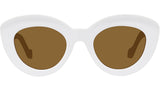 Chunky LW40051I 21E White Butterfly Sunglasses