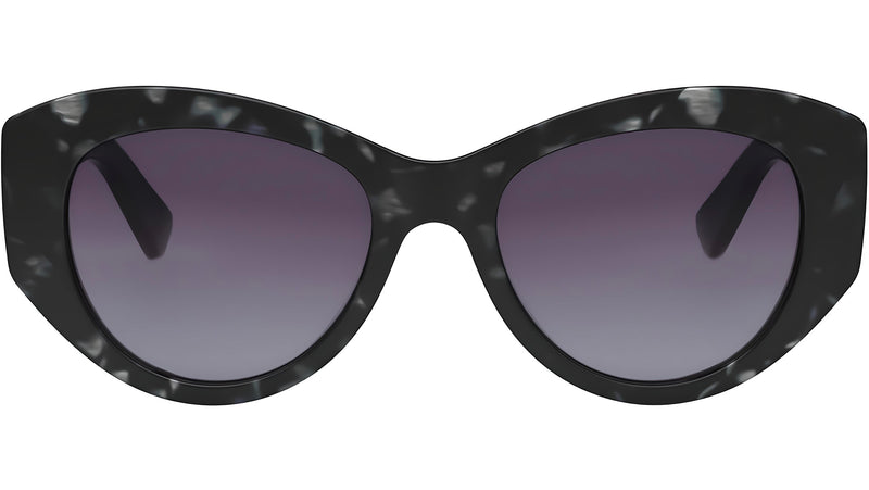 Tubogas Black Oval Sunglasses