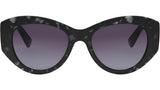 Tubogas Black Oval Sunglasses